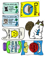 CAT TOYS PRINT